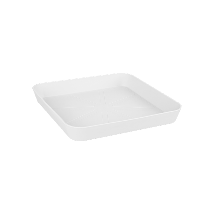 loft urban saucer square 22cm white